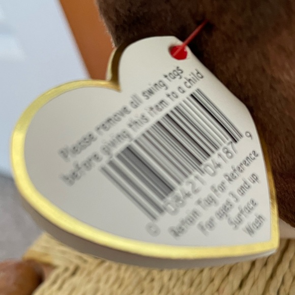 Ty Beanie Babies Wise The Owl 1998 Retired.Rare.Tag Errors. Stitching Error - Picture 4 of 11